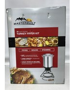 30Qt Turkey Fryer Kit Pro Aluminum Seafood Boil Frying Stock Pot Outdoor... - £78.59 GBP