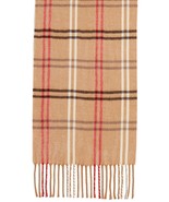 Steve Madden Mid Weight COuncey Plaid Muffler Scarf Womens,Camel,One Size - £15.57 GBP