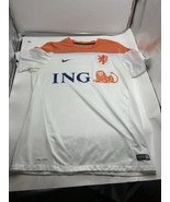 KNVB Netherlands Dutch Nike DRI-FIT ING Training Soccer Jersey Large L - $637.95 MXN