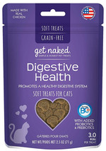 Get Naked Digestive Health Natural Cat Treats 15 oz (6 x 2.5 oz) Get Naked Diges - £30.64 GBP