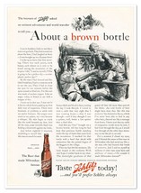 Print Ad Schlitz Beer Southern India World Traveler Vintage 1938 Advertisement - £11.74 GBP