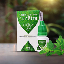 Sreedhareeyam Ayurveda Sunetra Regular Herbal Eyedrops Dryness,Redness &amp;... - $270.93 MXN
