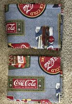 Coca Cola Classic Coke  STANDARD PILLOW SHAMS SET OF 2 NEW Pillowcases - $24.95