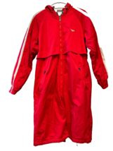 Speedo Red Team Swim Parka Jacket Fleece Lined size S - £38.54 GBP