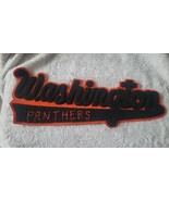 Vintage Washington Panthers Letter Jacket Patch Peoria IL 1954 - £14.92 GBP