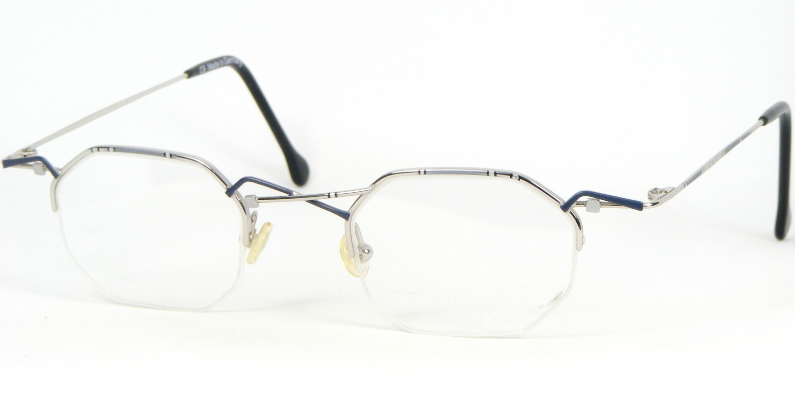 Choc- C136-213 Argent/Bleu Lunettes Monture Choc 42-20-138mm Allemagne - $56.56 Choc- C136-213 Argent/Bleu Lunettes Monture Choc 42-20-138mm Allemagne - $56.56