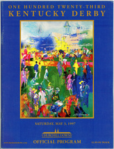 1997 Churchill Kentucky Derby Program Silver Charm Gary Stevens Bob Baffert - $10.00 1997 Churchill Kentucky Derby Program Silver Charm Gary Stevens Bob Baffert - $10.00