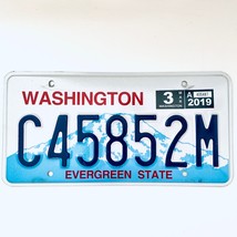 2019 United States Washington Evergreen State Passenger License Plate C4... - $225.96 MXN