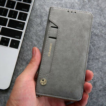 K81) Leather Wallet Flip Magnetic Back Cover Case For Samsung Galaxy - £42.09 GBP