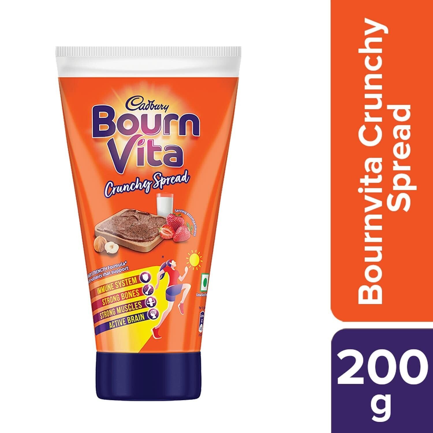 200 grams Cadbury Bournvita Crunchy Spread, 200g FREE SHIP - $26.73