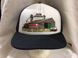 trucker hat baseball cap FARMERS UNION OIL CO retro vintage rare rave cool nice - £31.96 GBP