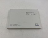 2013 Hyundai Sonata Owners Manual Handbook OEM C04B11012 - £14.15 GBP