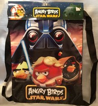 Angry Birds STAR WARS Cinch Drawstring Gym Bag Back Sack -NEW- Back To School! - £12.71 GBP