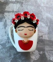 Frida kahlo Custom funny coffee mug, unique gift for best Grandma, siste... - $57.00