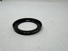 Olympus 43mm to 55mm Step-up Ring Metal Adapter Double Threaded - $10.23