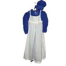 Homemade Little House Prairie Dress with Bonnet - £38.52 GBP