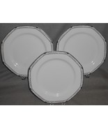 Set (3) Studio Nova SYNTHESIS PATTERN Octagonal Shape DINNER PLATES - $1,091.30 MXN
