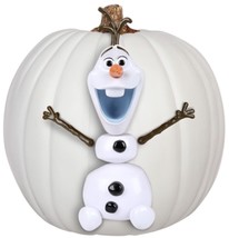 Disney&#39;s Frozen OLAF Pumpkin Push-Ins - 5 Plastic Pieces - Safe Halloween Decor - £11.81 GBP