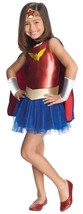 Justice League Wonder Woman Halloween Costume - Girl&#39;s Small - Cute Tutu Skirt - £17.53 GBP