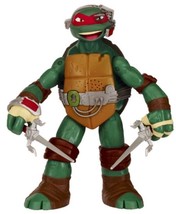 Teenage Mutant Ninja Turtles RAPHAEL Infrared Talking Turtle 11&quot; Figure NEW - $29.94