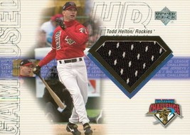 2001 Upper Deck Big League Challenge Game Jersey Todd Helton TH Rockies - £4.70 GBP