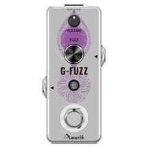 Amuzik G-FUZZ Pedal Vintage Germanium Analog Fuzz Guitar Effect Pedal - £29.41 GBP