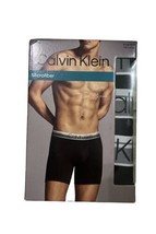 CALVIN KLEIN Boxer Briefs MICROFIBER Mens Underwear 3 Pack Size Medium S... - £22.54 GBP
