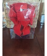 December Home Red Bow Christmas Tree Topper - $638.90 MXN
