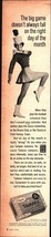 1968 Tampax Tampons big game day of month baton majorette vintage ad c2 - $21.21
