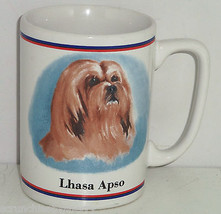 Lhasa Apso Coffee Mug Dog Cup R Maystead - £19.62 GBP
