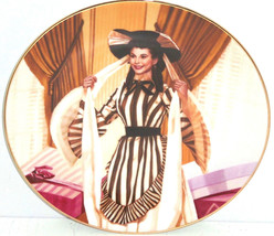 Gone with the Wind Collectors Plate Scarlets Shopping Spree Bradford Exc... - £39.78 GBP