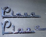 1954 Plymouth Plaza Fender Emblems OEM 1541158  - $112.48