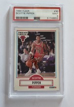 1990 Fleer Scottie Pippen #30 PSA 9 MINT Graded Basketball Card - £11.79 GBP