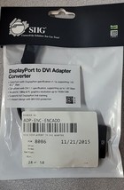 SIIG DisplayPort to DVI Adapter Converter (CB-DP0P11-S1) - $6.80