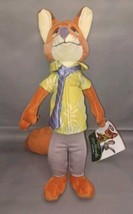 Disney Store Zootopia NICK WILDE the Fox 12” Plush Stuffed Toy - $16.36