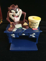 Extremely Rare! Looney Tunes Taz Avenue of the Stars Figurine Pen Holder Statue - $270.00