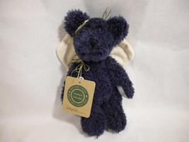 BOYDS Bears Archive Collection LAPIS blue stuffed plush 9&quot; toy teddy ang... - £7.18 GBP