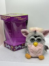 1998 Vintage Furby Gray Pink Hair #70-800 With Box MOVES But NO SOUND *V... - $46.39