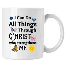 I Can Do All Things Through Christ Mug, Religious Mug, Faith Mug - £13.39 GBP