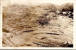 RPPC Utah Copper Mine Bingham Canyon Postcard E21 - £5.50 GBP