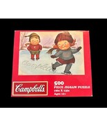 2020 Campbells Soup 500 Piece Jigsaw Puzzle Vintage Ice Skating Winter K... - £18.37 GBP