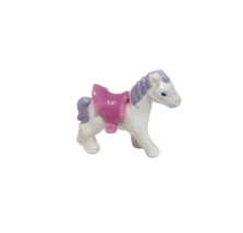 Vintage 1995 Bluebird Polly Pocket Replacement White Horse Purple Jumpin Fun - £14.88 GBP