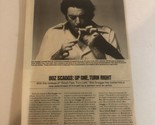 Vintage Boz Scaggs Magazine Article Clipping Up One Turn Right - £6.22 GBP