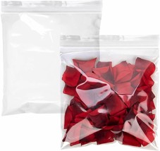 100 10x10 Reclosable 2-Mil Zip Lock Plastic Bags Ziplock Baggies Jewelry Bags - £19.44 GBP