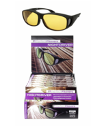 Black Polycarbonate UV400 Night Driver Fitover Glasses Men Cardboard Cou... - $94.90 CAD
