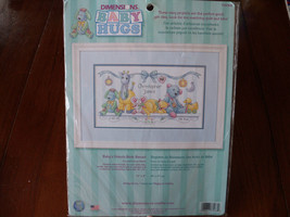 Dimensions Baby&#39;s Friends Birth Record Counted Cross Stitch NEW - $18.50