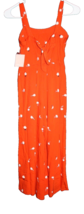 O’Neill Jumpsuit Boho Hippie Beachwear Red Orange Floral Size Small S NEW - £21.23 GBP