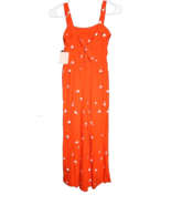O’Neill Jumpsuit Boho Hippie Beachwear Red Orange Floral Size Small S NEW - £21.18 GBP