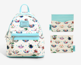 Loungefly Disney Princess Companion AOP Mini Backpack + Cardholder Set - £28.30 GBP+
