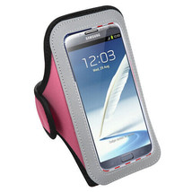 Hot Pink Sport Armband Case Pouch For Samsung Galaxy S10 Plus - £14.37 GBP